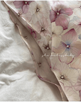 Pure Mulberry Silk Pillowcase - Japanese Sakura Pattern Silk - Lian