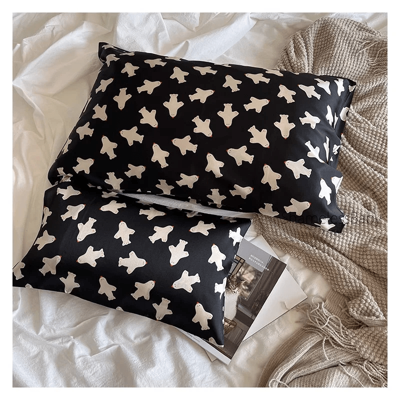 Toddler's Silk Pillowcase with Jet Planes Pattern - Available in Adult and Children's Sizes - Lian