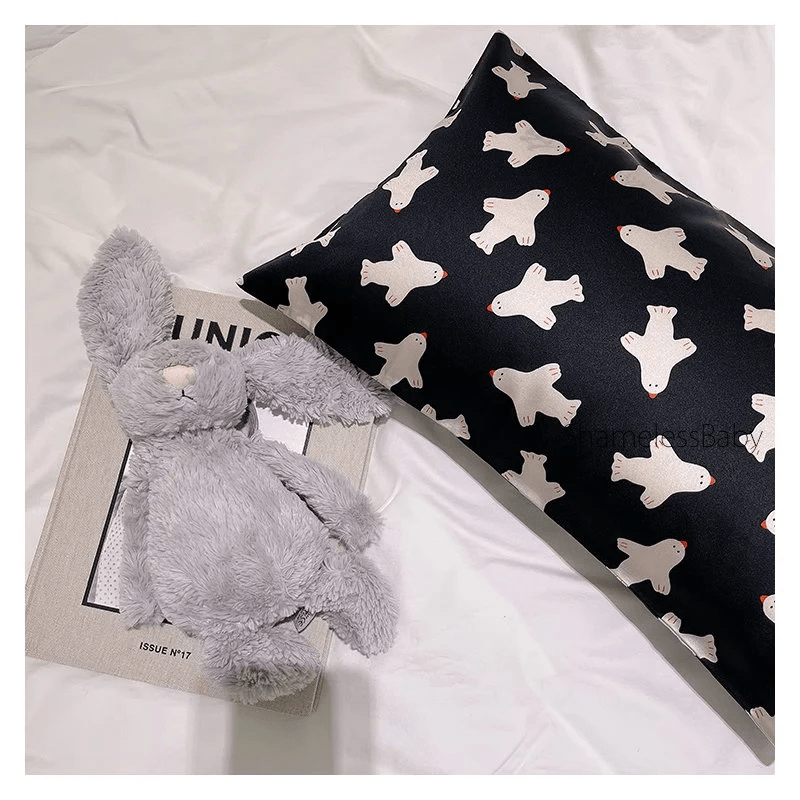 Toddler's Silk Pillowcase with Jet Planes Pattern - Available in Adult and Children's Sizes - Lian