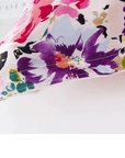 Botanical Silk Pillowcase - Pink Floral Design Pillow Cases - Lian