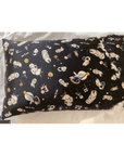 Astronaut Pattern Black Mulberry Silk Pillowcase - Space-Inspired Silk Pillowcase for Kids and Teens - Lian