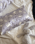 Double-Sided Silk Pillowcase with Wild Animal Design - Available in Child and Adult Sizes - Lian