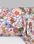 Floral Silk Pillowcase - 100% Silk Damask Pillow Cases - Lian