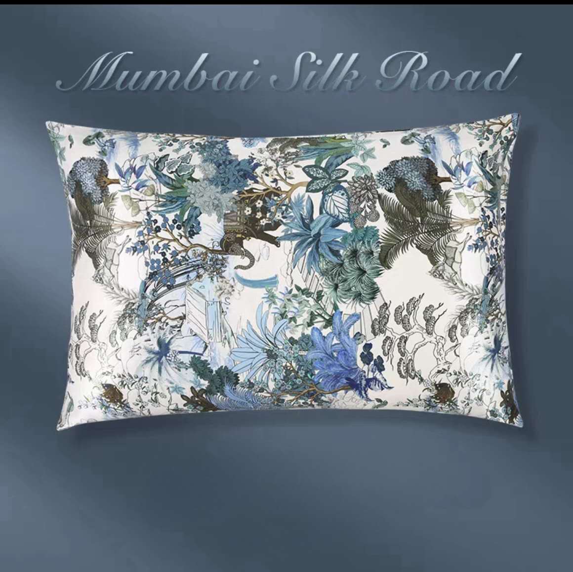 Pure Silk Pillowcase - Silk Road Inspired Design