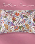 Wildflower Silk Pillowcase - Pure Mulberry Silk Spring Home Decor