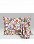 Wildflower Silk Pillowcase - Pure Mulberry Silk Spring Home Decor - Lian