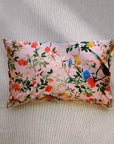 100% Mulberry Silk Pillowcase with Vintage Style Floral Design