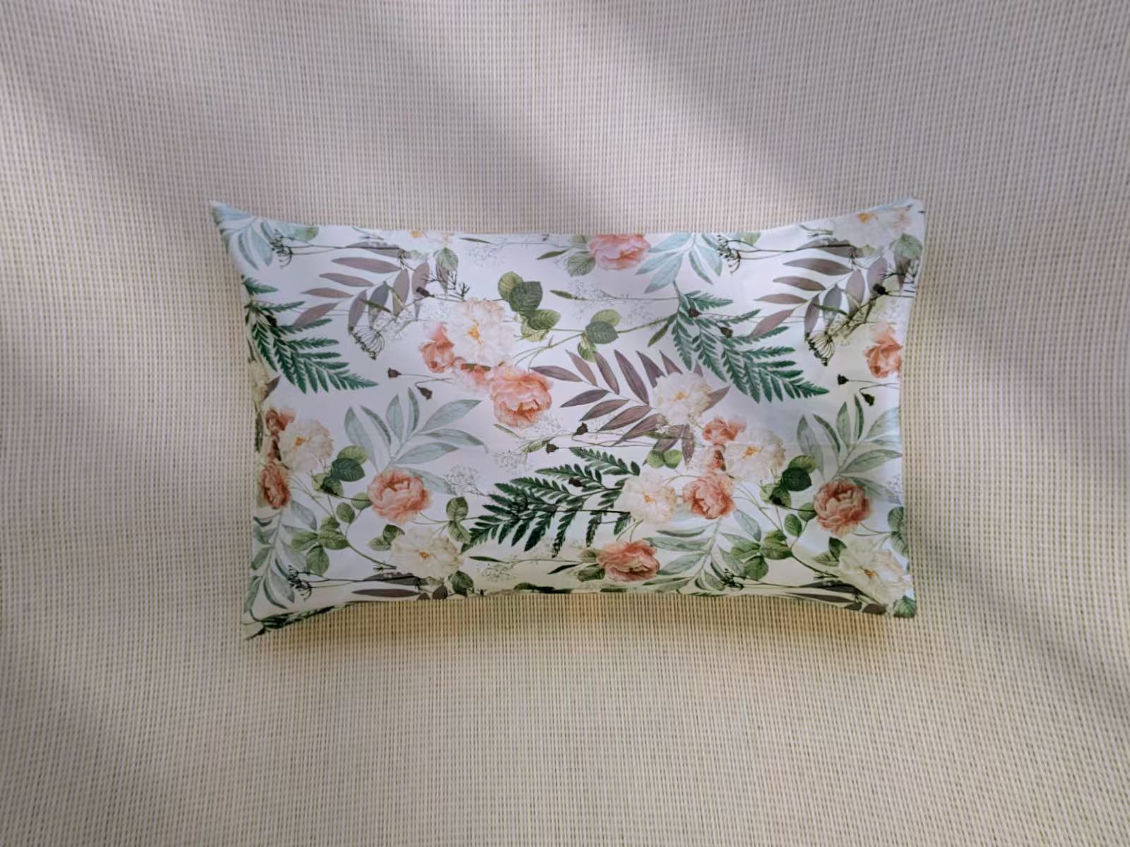 100% Mulberry Silk Pillowcase - Peony Paradise