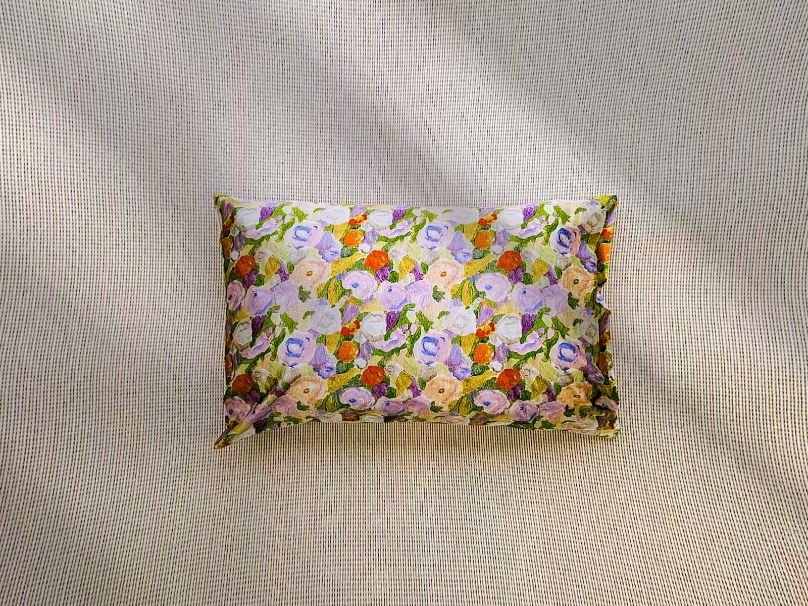 Floral Silk Pillowcase - Skin and Hair Care Essentials