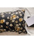 Blossom Flowers Mulberry Silk Pillowcase & Eye Mask Gift Set: Luxury Silk Bedding Elevates Your Sleep Experience with Skin and Hair Benefits - Lian