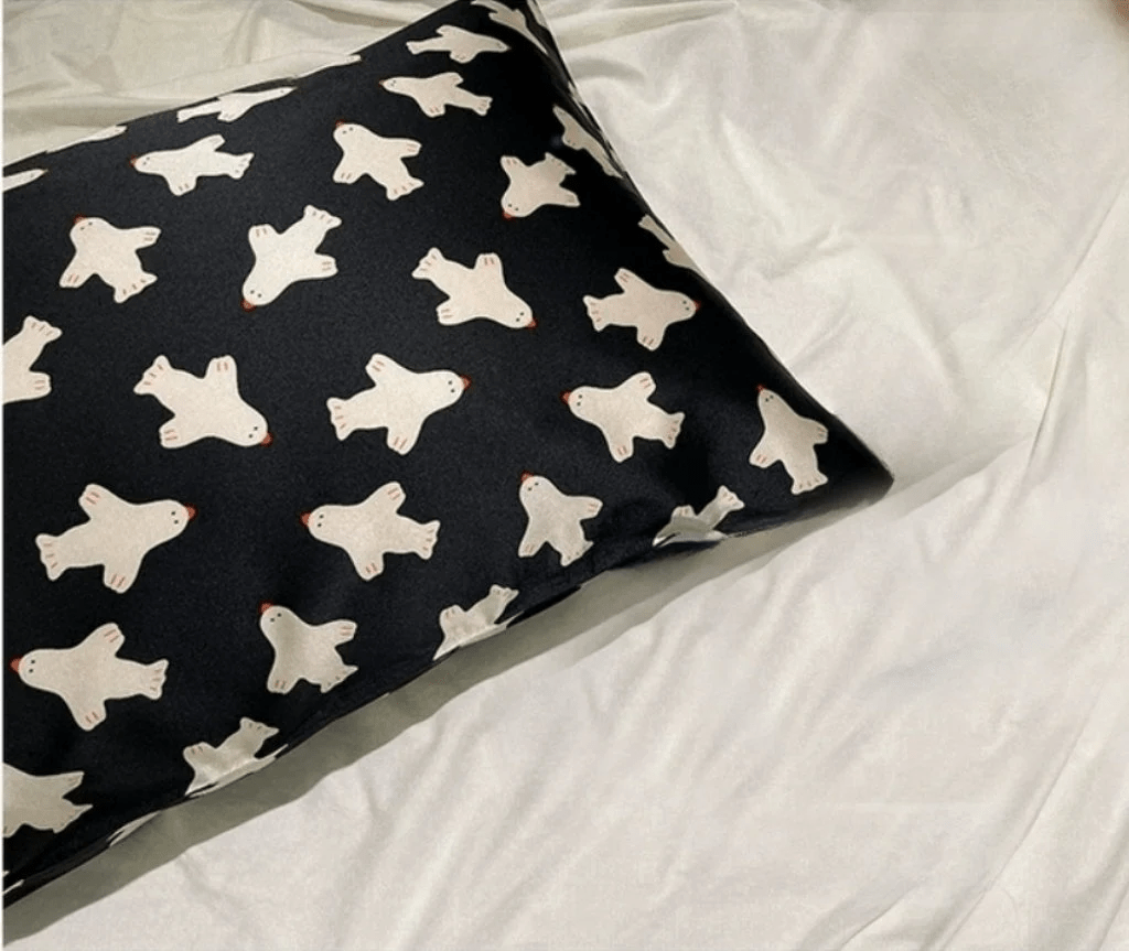 Toddler's Silk Pillowcase with Jet Planes Pattern - Available in Adult and Children's Sizes - Lian