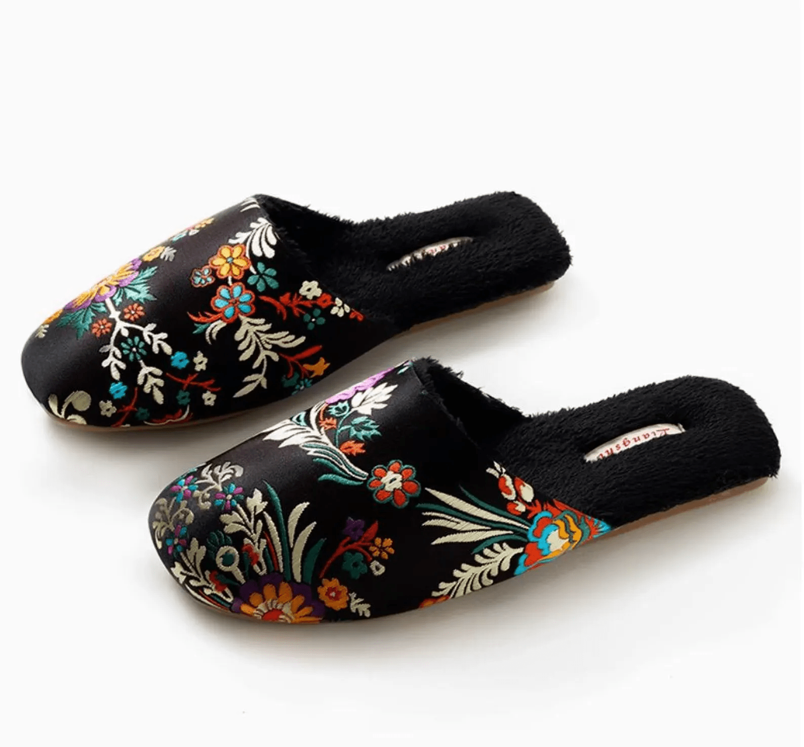 chinese silk embroidery slippers