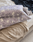 Double-Sided Silk Pillowcase with Wild Animal Design - Available in Child and Adult Sizes - Lian