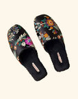 chinese silk embroidery slippers