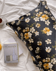 Blossom Flowers Mulberry Silk Pillowcase & Eye Mask Gift Set: Luxury Silk Bedding Elevates Your Sleep Experience with Skin and Hair Benefits - Lian