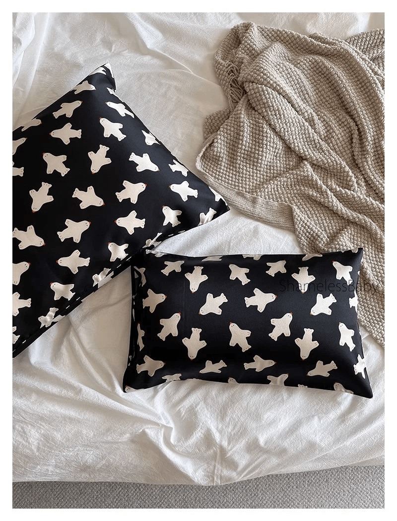 Toddler&#39;s Silk Pillowcase with Jet Planes Pattern - Available in Adult and Children&#39;s Sizes - Lian