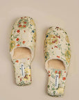 silk embroidery slippers