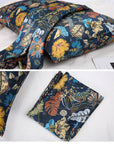 Oriental Garden Silk Pillowcase – Luxurious Blue Floral Design - Lian