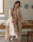 Sustainable Bamboo Cotton Robe – Handmade Lightweight Kimono Robe